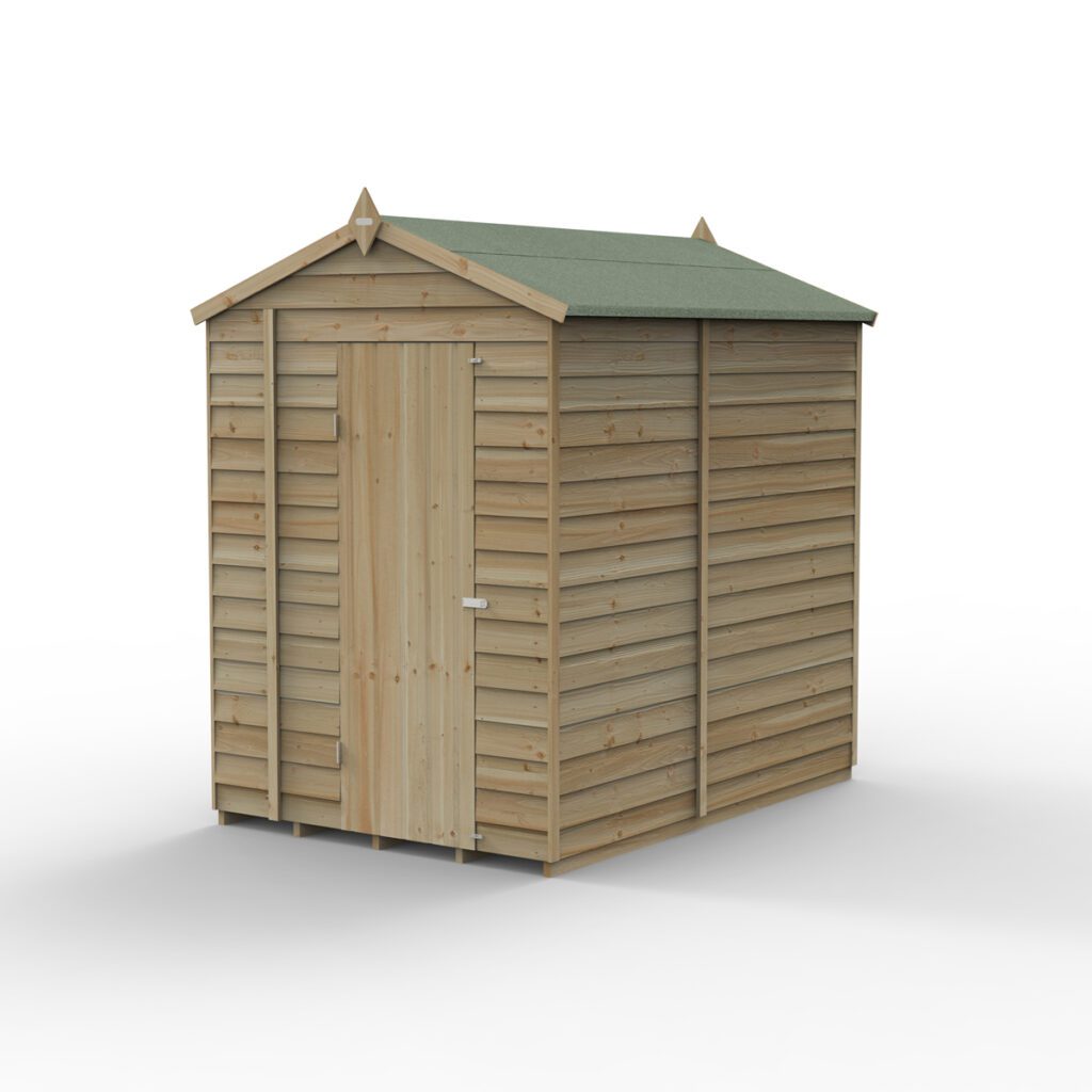 4LIFE Apex Shed 5×7 – Single Door – No Window (Installation) 5013053199572 2